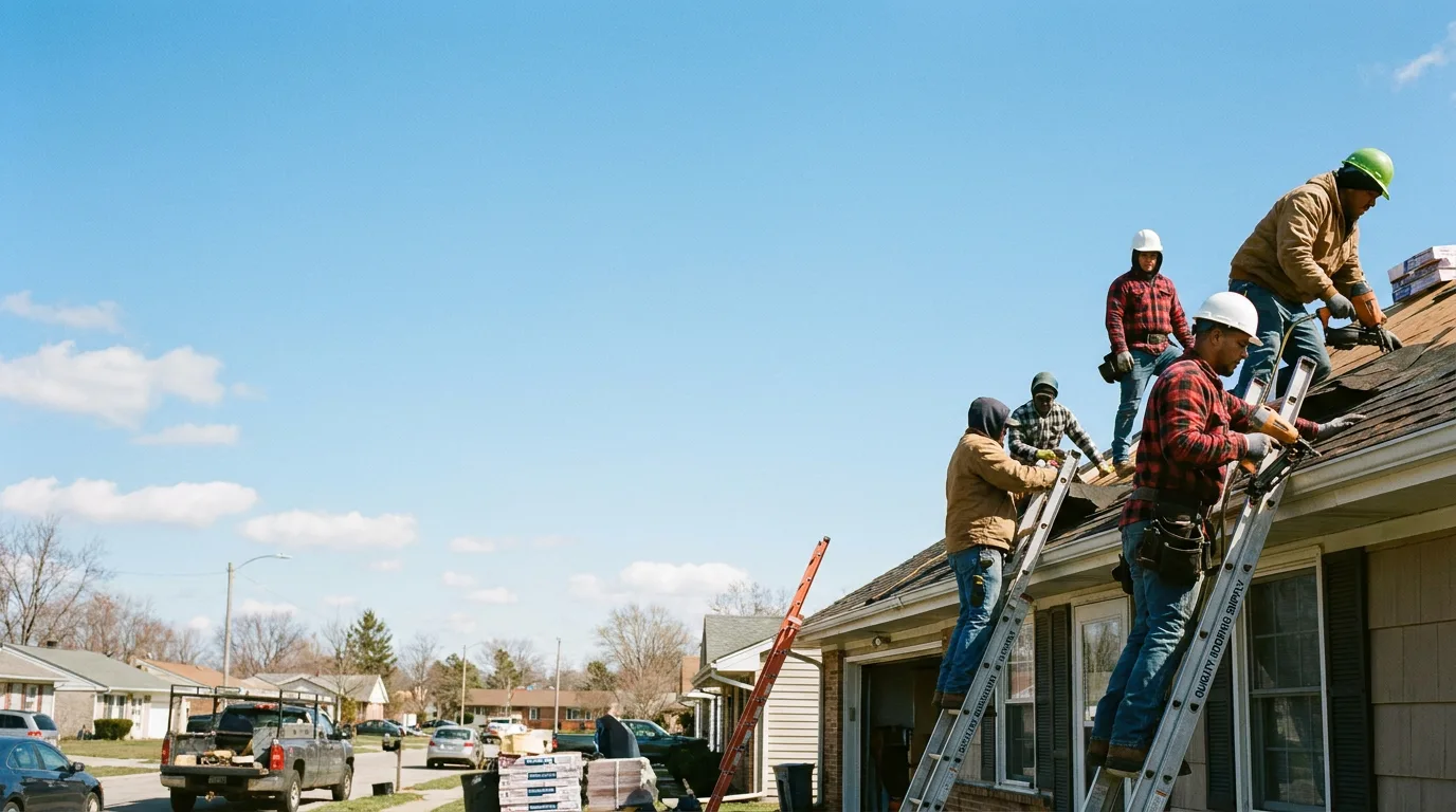 Roofing in Bernice, LA near me